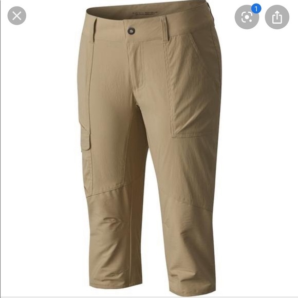 Columbia Silver Ridge Tan Stretch Omni-Shield Bug Repellent Bermuda Shorts 8 - Picture 1 of 8